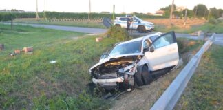 Cotignola: Distrugge una Madonnina all’incrocio e finisce nel fosso