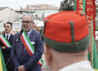 Il Vicesindaco di Ravenna Eugenio Fusignani alle celebrazioni garibaldine di Cesenatico
