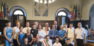 FIJLKAM Ravenna a Palazzo Merlato: il Sindaco riceve il Delegato Provinciale Vito Durante con tecnici, atleti e dirigenti