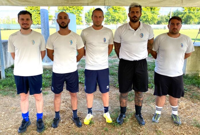 lo staff tecnico del Faenza calcio