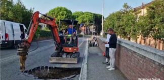 Chiuso il cavalcaferrovia a Faenza