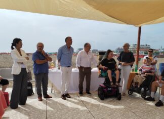 Cervia: Inaugurata oggi la Spiaggia libera accessibile