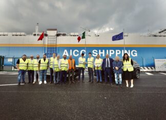 Arrivata la nave AICC HUANGHU