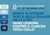 Prevenzione tumori testa-collo: torna dal 15 al 20 settembre la campagna europea di sensibilizzazione, visite gratuite a Ravenna e Cesena