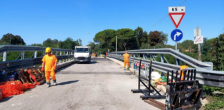 Ponte su via Cella: riapertura prevista alle 18 di oggi, sabato 13 settembre