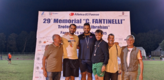 Memorial Fantinelli al campo di atletica di Faenza