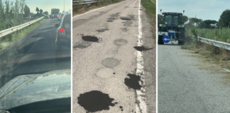 Ancisi (LpRa): Via Argine Destro Montone al collasso, usata come scorciatoia nel caos dei cantieri aperti su tutta Ravenna sud