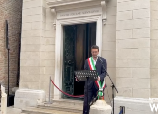 Il sindaco Barattoni legge il Canto XXI dell’Inferno