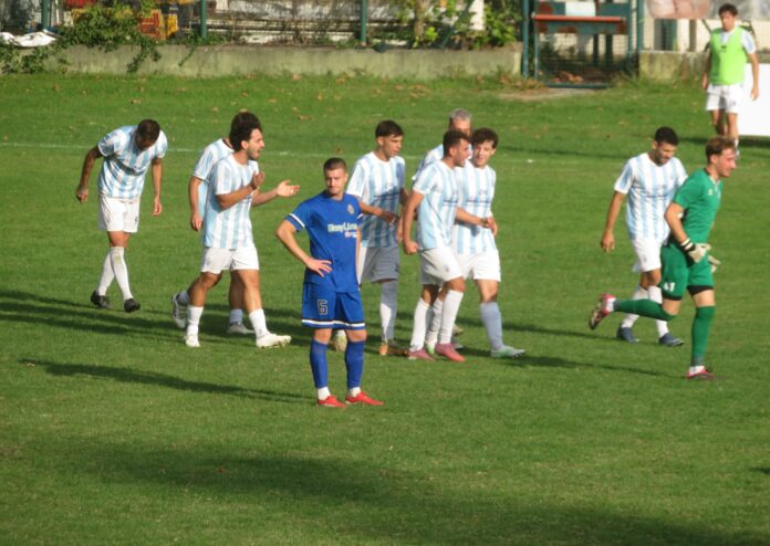 dopo il gol di tuzio