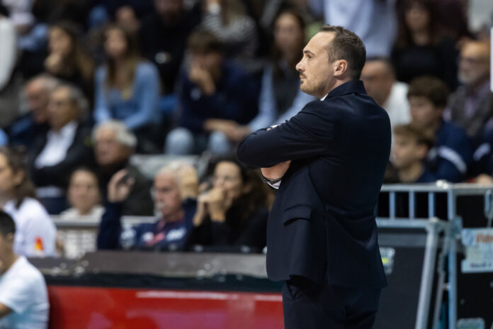 RAVENNA 19/10/2025. VOLLEY PALLAVOLO. Consar Ravenna - Alva Inox 2 Emme Service Porto ViroO 3-2.