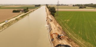 Completati e in fase conclusiva gli interventi sul Canale di bonifica in Destra Reno a Conselice, Sant’Alberto e Mandriole