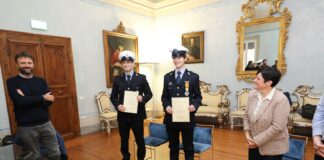 Bassa Romagna: ricevuti in rocca i due agenti che hanno scongiurato un tentativo di suicidio