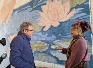 Il Murale di Kathrina Rupit (Festival Impronte di Solidarietà)