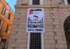 “Palestina libera. Stop al genocidio”: striscione in municipio a Castel Bolognese