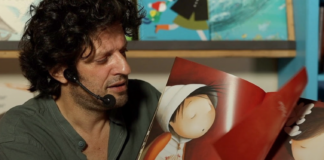 Uno spettacolo di Alfonso Cuccurullo alla scuola Pirazzini