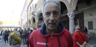 Presidio contro la partita di Calcio Italia-Israele