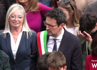 Una storica foto per i santalbertesi