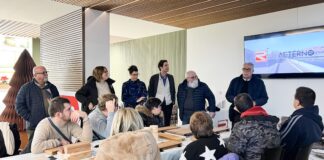 Un momento di condivisione sociale per i ragazzi della Coop La Pieve ospitati alla Ravaioli Legnami