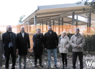 Terminata la prima fase di ricostruzione dell’asilo di Sant’Agata: alla consegna del cantiere anche Lavinia Elkann