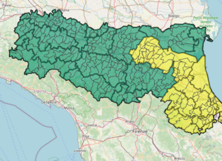 Allerta meteo gialla fino alla mezzanotte di domani