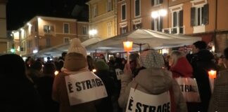 Sulle note di Ornella Vanoni, la fiaccolata contro la violenza sulle donne
