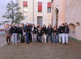 Lugo: ricevute in rocca tre ragazze di Lugo di Galizia ospitate in questi giorni da coetanee del territorio