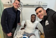 Rottura del tendine rotuleo per Franco Flan: operazione riuscita con successo