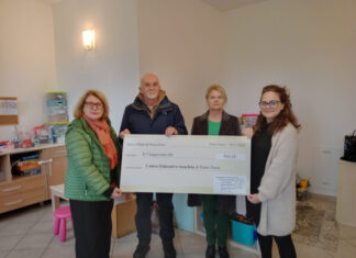 Donazione per il centro educativo Anacleto dalla Compagnia del Buon Umore di Porto Fuori