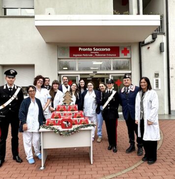 Gli auguri di Natale dei Carabinieri all’Ospedale Civile di Faenza