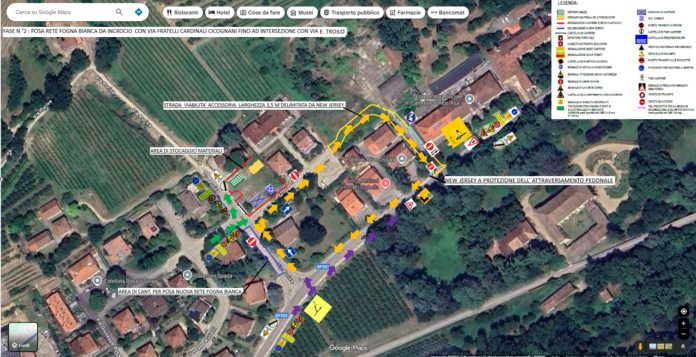 Layout modifica alla viabilità