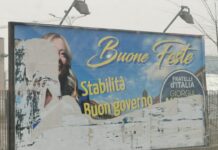 Ferrero, Monti (FdI): “auguriamo Buon Natale anche a chi preferisce strappare manifesti invece di confrontarsi con le idee”