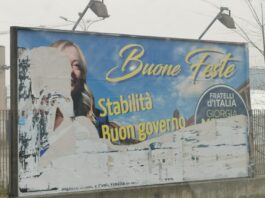 Ferrero, Monti (FdI): “auguriamo Buon Natale anche a chi preferisce strappare manifesti invece di confrontarsi con le idee”