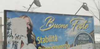 Ferrero, Monti (FdI): “auguriamo Buon Natale anche a chi preferisce strappare manifesti invece di confrontarsi con le idee”