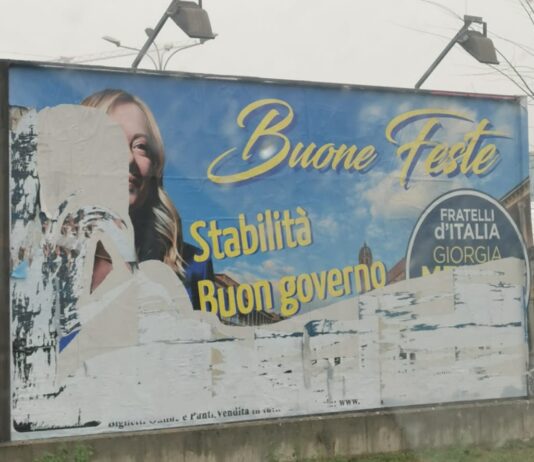 Ferrero, Monti (FdI): “auguriamo Buon Natale anche a chi preferisce strappare manifesti invece di confrontarsi con le idee”