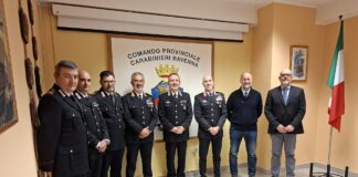 Ravenna, il Colonnello Lachi saluta i Carabinieri prossimi al pensionamento