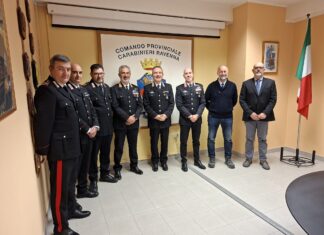 Ravenna, il Colonnello Lachi saluta i Carabinieri prossimi al pensionamento