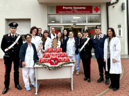 I panettoni dei Carabinieri e dell’Associazione Nazionale Carabinieri per i lavoratori dell’ospedale