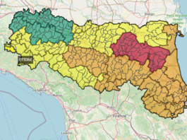Allerta rossa per piene dei fiumi domani in Bassa Romagna e a Solarolo