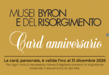La card speciale per visitare i Musei Byron e del Risorgimento tutte le volte che si vuole: una sorpresa per il primo compleanno dei Musei