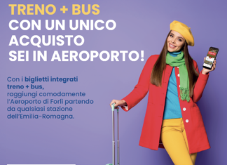Biglietto unico treno più bus con “Forlì Aeroporto Link”, trasferimenti più comodi e sostenibili da e per lo scalo forlivese