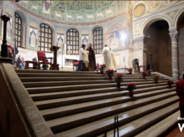 Celebrata la tradizionale Messa della notte di Natale a Sant’Apollinare