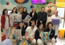 Ecogest, regali di Natale ai bambini della Pediatria di Ravenna e giochi per le sale comuni