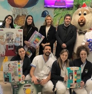 Ecogest, regali di Natale ai bambini della Pediatria di Ravenna e giochi per le sale comuni