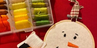 Laboratorio di ricamo con Cose da Femminucce. “A Natale puoi… imparare a ricamare”