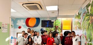 I bersaglieri in visita alla Pediatria di Ravenna