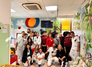 I bersaglieri in visita alla Pediatria di Ravenna