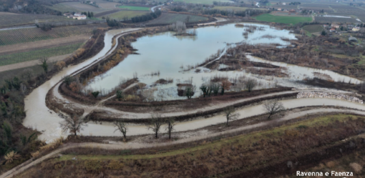 La piena di Natale del Senio riaccende la polemica sulle casse d’espansione di Tebano: non sono ancora operative