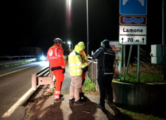 Mezzano ore 24,00 fiume Lamone superata soglia rossa siamo a 7,85 m