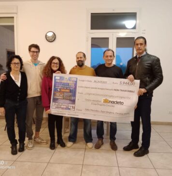 Donazione di 5.944 euro al Centro Educativo Anacleto grazie allo spettacolo “The Untouchables”
