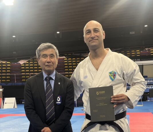 A soli 42 anni Maestro Vito Durante conquista il VI Dan di Karate FIJLKAM